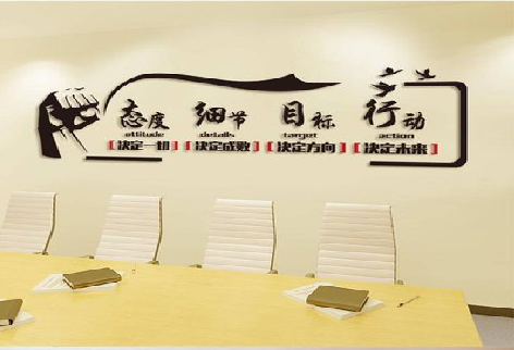 闽侯企业文化墙主要展示什么？