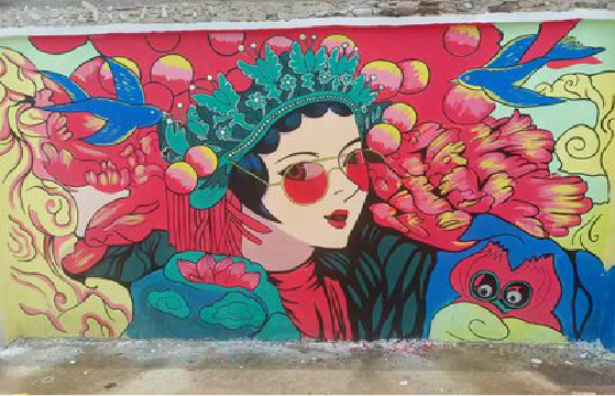 闽侯墙体彩绘-网红墙