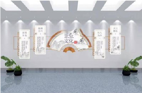 闽侯企业文化墙设计的核心要素。