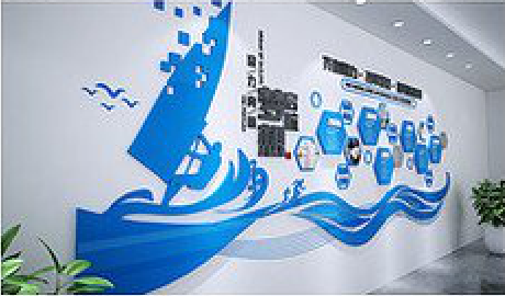 闽侯海浪主题文化墙如何设计？