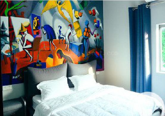 闽侯对于酒店的墙体彩绘而言更注重哪些方面？