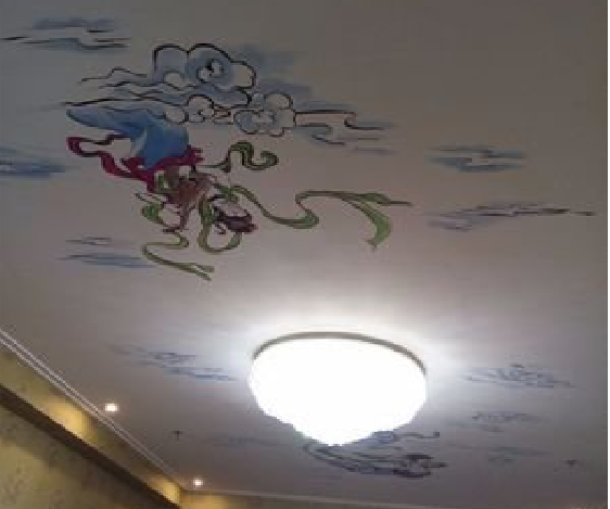 闽侯如何快速绘制天花板上的手绘墙？