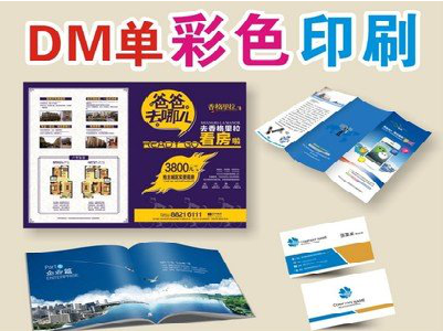 闽侯单页印刷，色彩搭配简单。